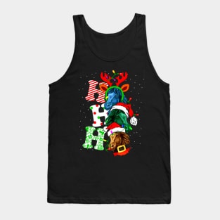 Horse Ho Ho Ho Christmas Tank Top